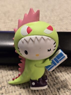 Hello Kitty Dino Costume Tokidoki  "Kaiju Lizard Kitty" Collectible Figure